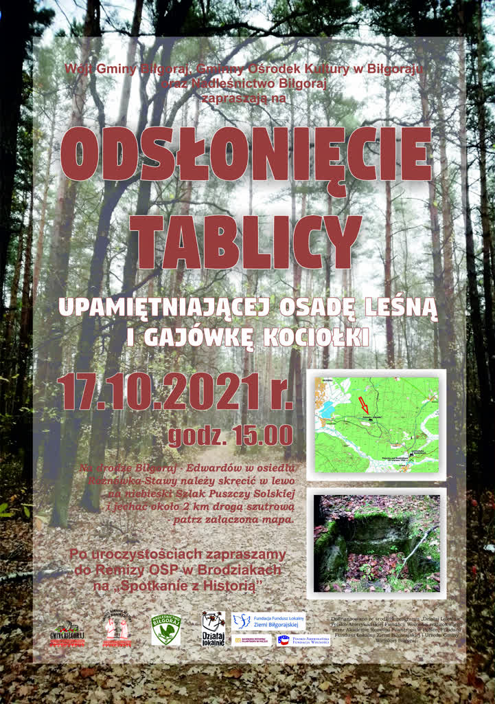 Upamiętnią leśną osadę.jpg