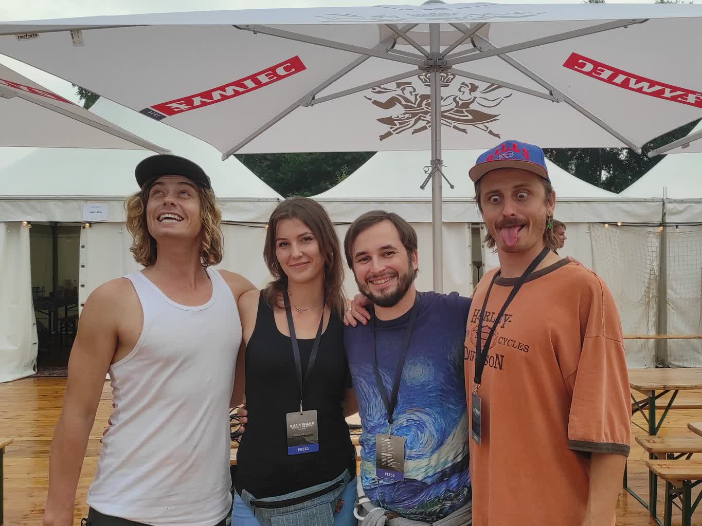 do zapowiedzi-Na zdjęciu od lewej Louis Leimbach, Barbara Wróbel, Filip Janowski i Oliver Leimbach.jpg